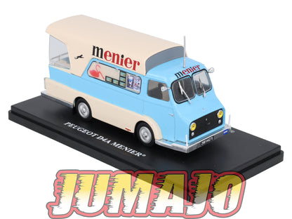 TDF44 voiture Tour De France 1/43 Hachettes : Peugeot D4A "Meunier" Chocolat