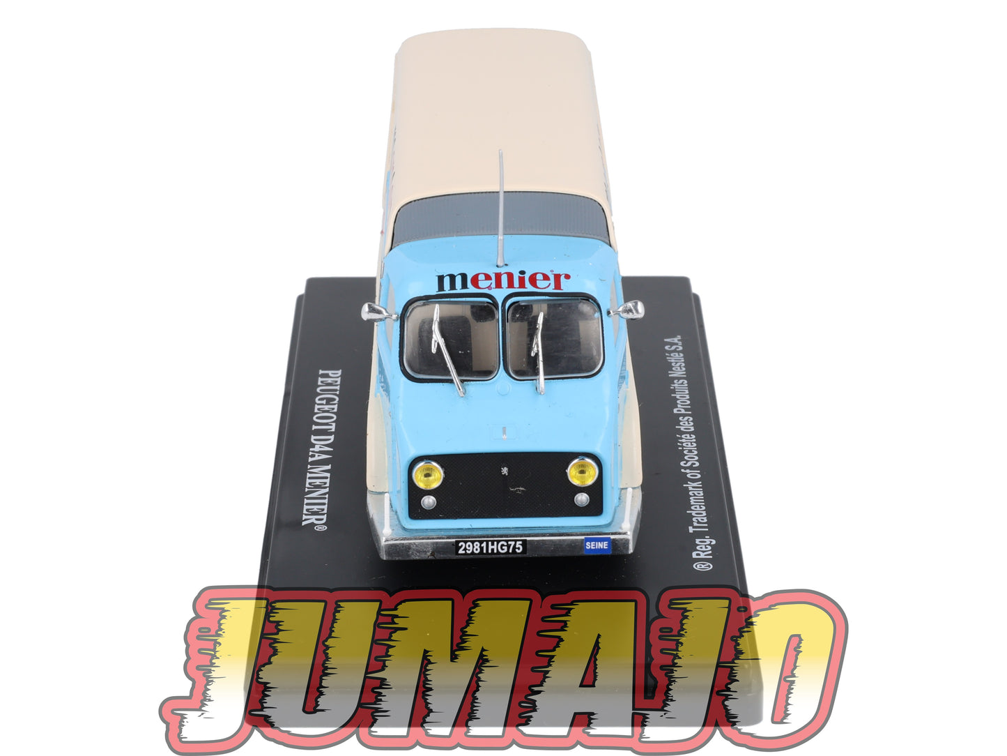 TDF44 voiture Tour De France 1/43 Hachettes : Peugeot D4A "Meunier" Chocolat