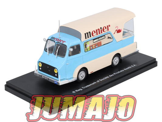 TDF44 voiture Tour De France 1/43 Hachettes : Peugeot D4A "Meunier" Chocolat