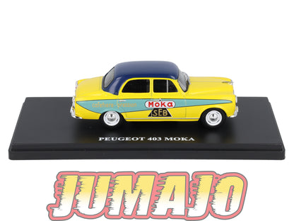 TDF47 Voiture Tour De France 1/43 HACHETTE : PEUGEOT 403 Moka