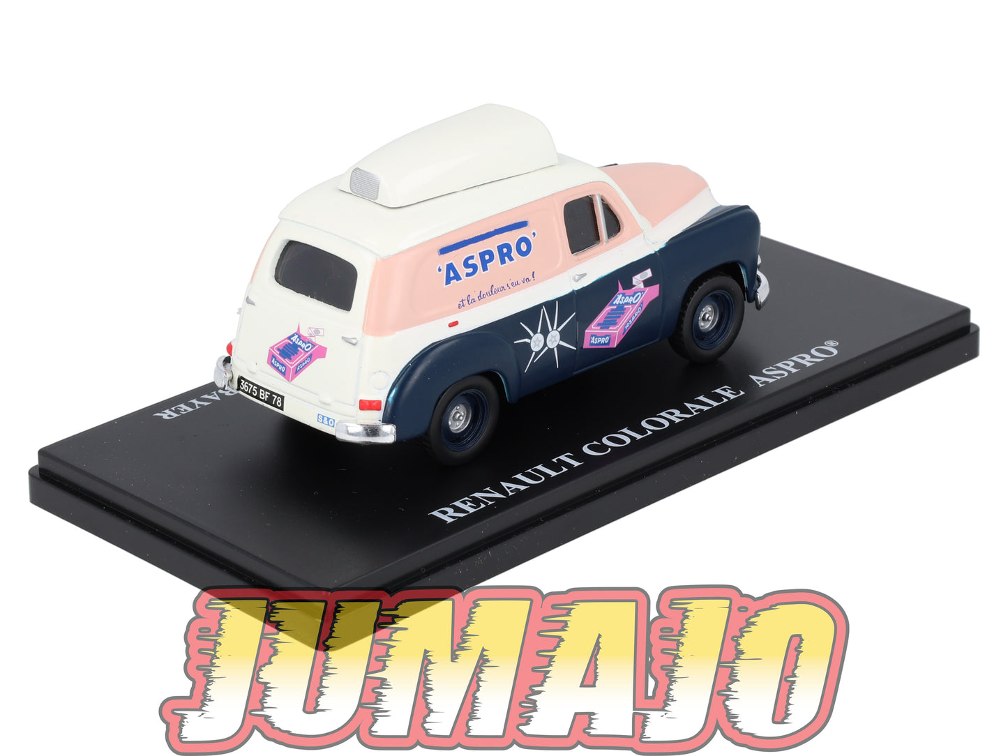 TDF4 Voiture Tour De France 1/43 HACHETTE : RENAULT Colorale ASPRO