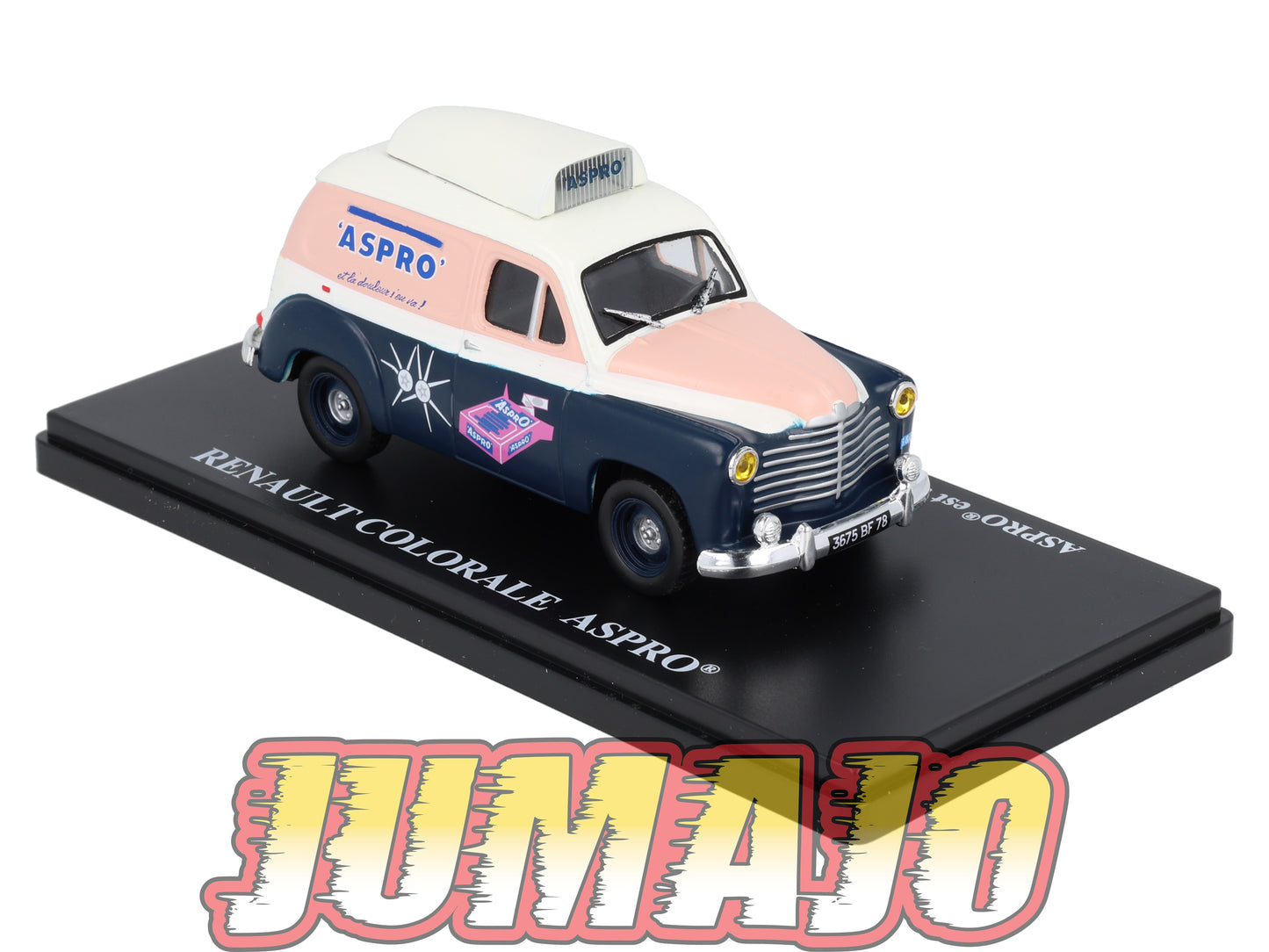 TDF4 Voiture Tour De France 1/43 HACHETTE : RENAULT Colorale ASPRO
