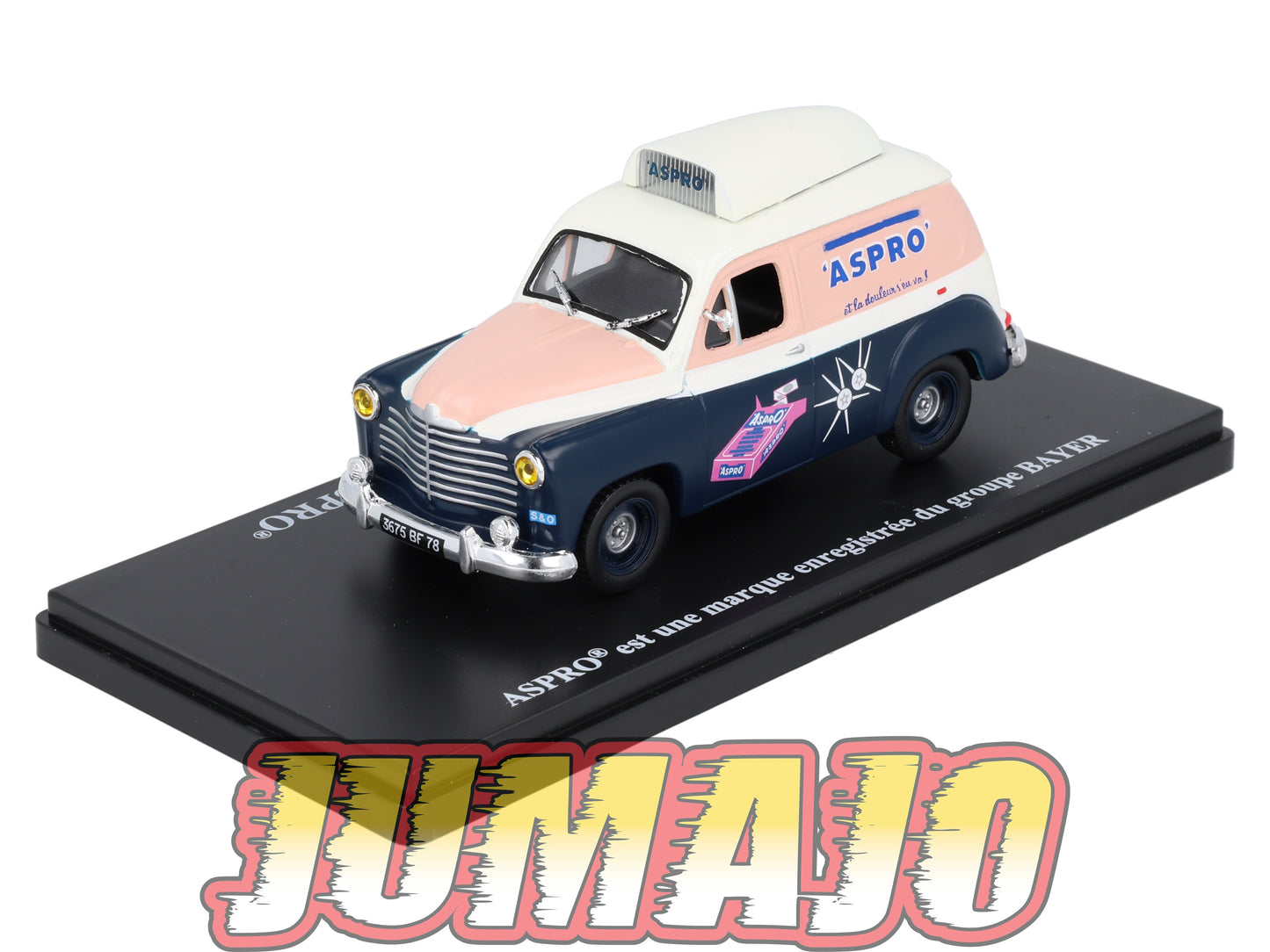 TDF4 Voiture Tour De France 1/43 HACHETTE : RENAULT Colorale ASPRO