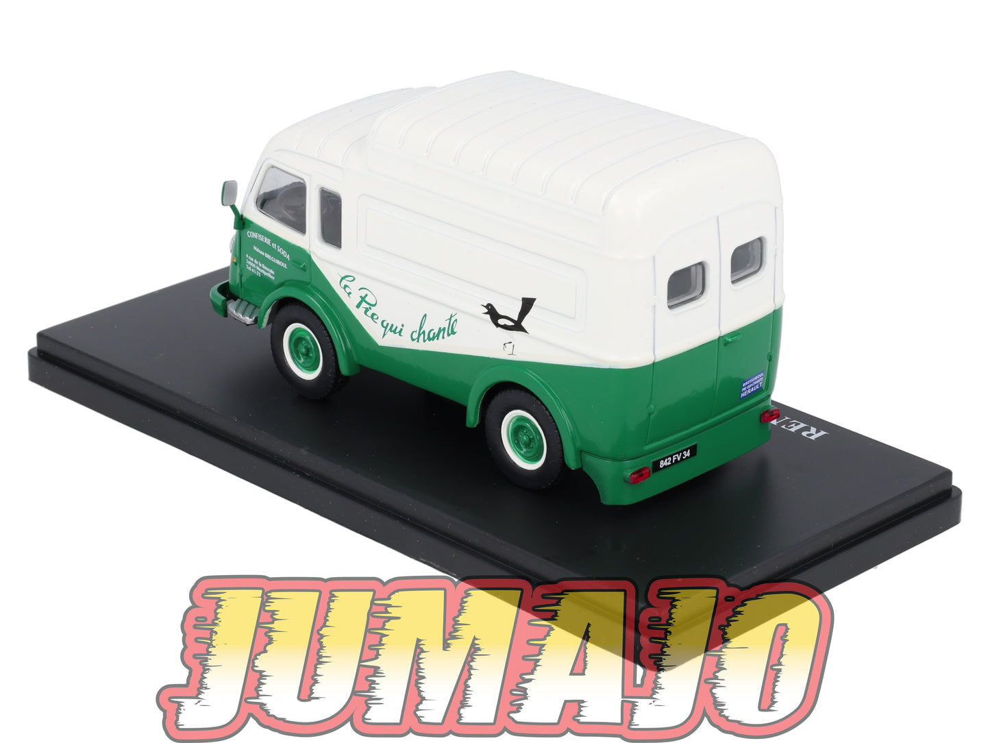 TDF52 Voiture Tour De France 1/43 HACHETTE : RENAULT 1000 La pie qui chante