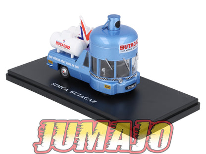 TDF54 Voiture Tour De France 1/43 HACHETTE : SIMCA Butagaz