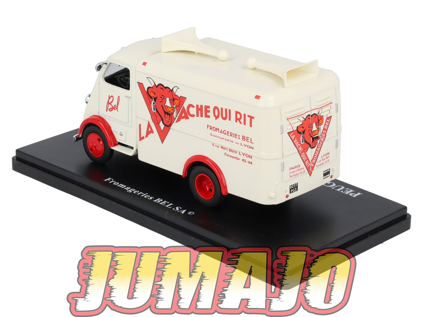TDF5 Voiture Tour De France 1/43 HACHETTE : PEUGEOT DMA La Vache Qui Rit