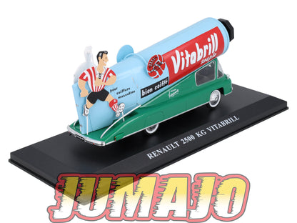 TDF61 Voiture Tour De France 1/43 HACHETTE : RENAULT 2500 Kg Vitabrill