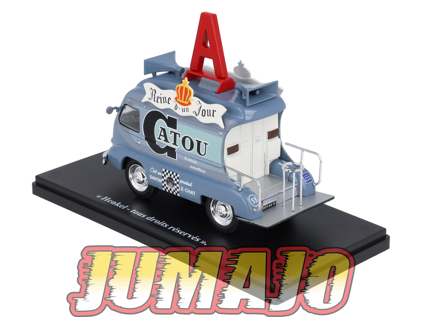 TDF66 Voiture Tour De France 1/43 HACHETTE : RENAULT 1000 Kg CATOU