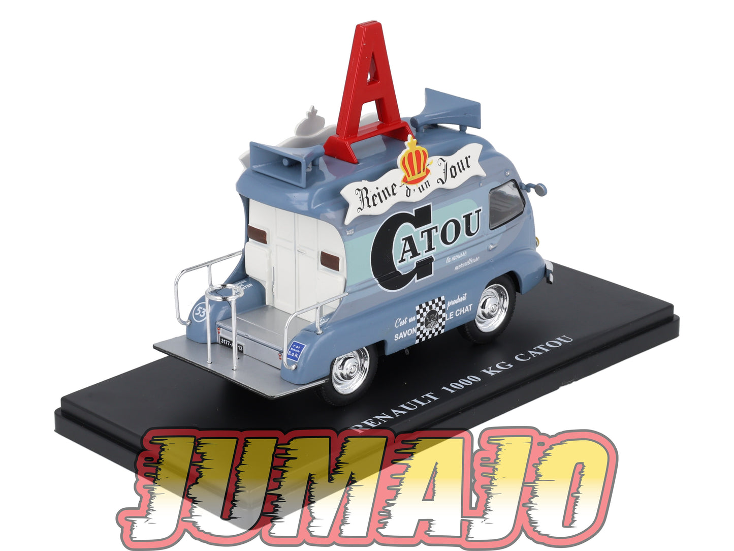 TDF66 Voiture Tour De France 1/43 HACHETTE : RENAULT 1000 Kg CATOU