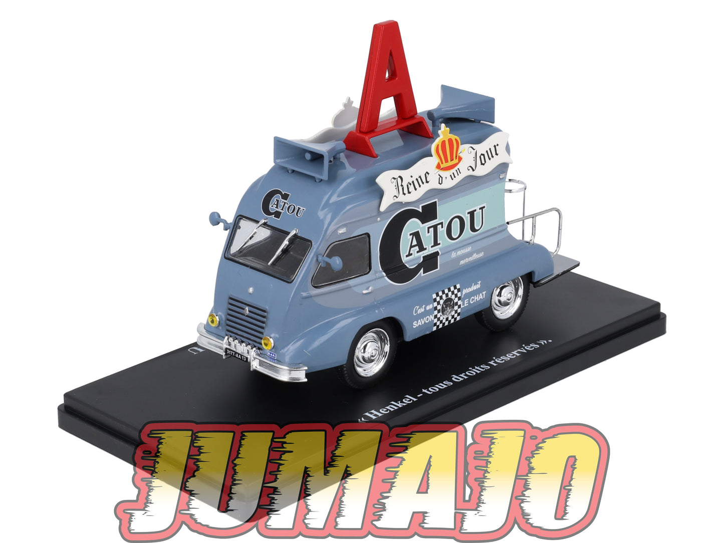 TDF66 Voiture Tour De France 1/43 HACHETTE : RENAULT 1000 Kg CATOU