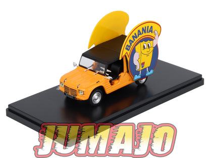 TDF6 Voiture Tour De France 1/43 HACHETTE : CITROEN Mehari Banania
