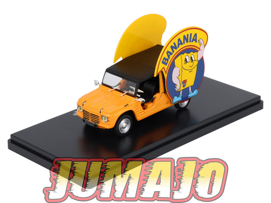 TDF6 Voiture Tour De France 1/43 HACHETTE : CITROEN Mehari Banania