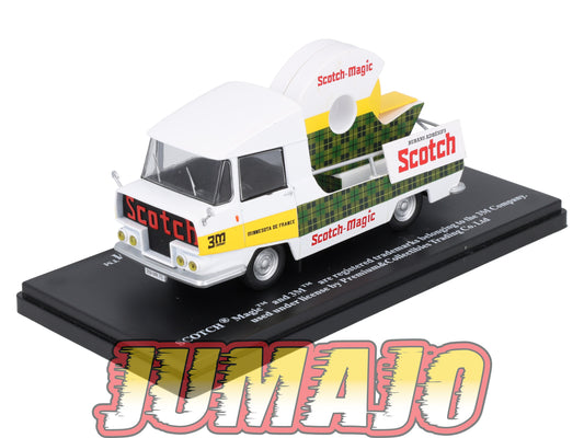 TDF70 Voiture Tour De France 1/43 HACHETTE : CITROEN HY Scotch Magic 3M
