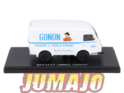 TDF71 Voiture Tour De France 1/43 HACHETTE : RENAULT 1400Kg Gonon