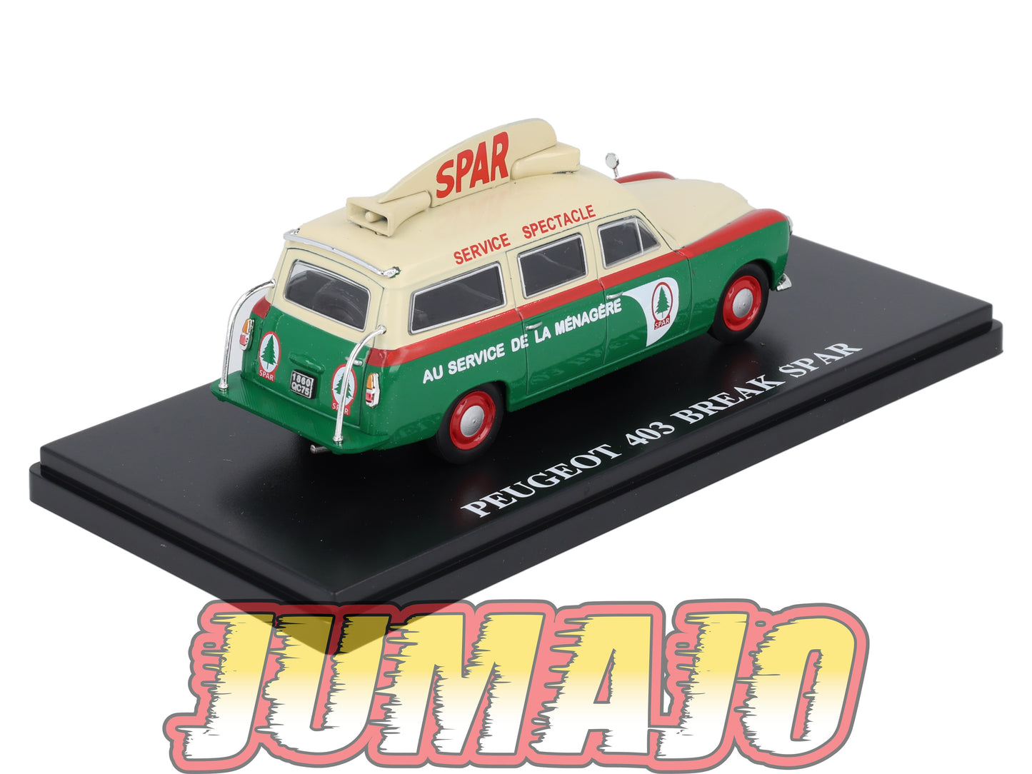 TDF9 Voiture Tour De France 1/43 HACHETTE : PEUGEOT 403 Break SPAR