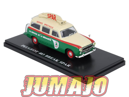 TDF9 Voiture Tour De France 1/43 HACHETTE : PEUGEOT 403 Break SPAR