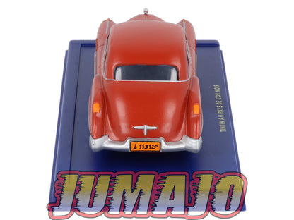 TIN10 Voiture 1/43 TINTIN atlas BUICK Americaine Rouge De Tintin Au Pays De L'or Noire Années 40