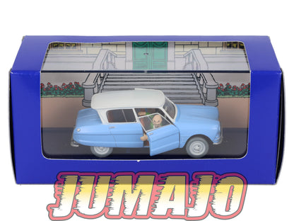 TIN14 Voiture 1/43 TINTIN atlas CITROËN AMI 6 Les Bijoux De La Castafiore Années 60