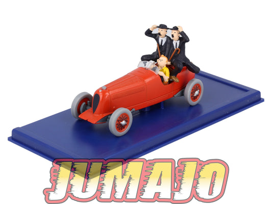 TIN2 Voiture 1/43 TINTIN atlas Le Bolide Rouge Des Cigares Du Pharaon Années 30
