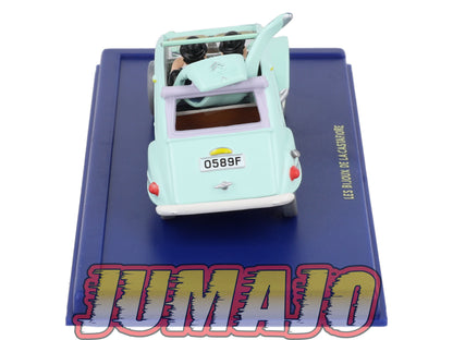 TIN33 Voiture 1/43 TINTIN atlas CITROËN 2CV Emboutie Bijoux De La Castafiore 1954