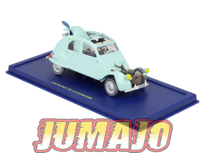TIN33 Voiture 1/43 TINTIN atlas CITROËN 2CV Emboutie Bijoux De La Castafiore 1954