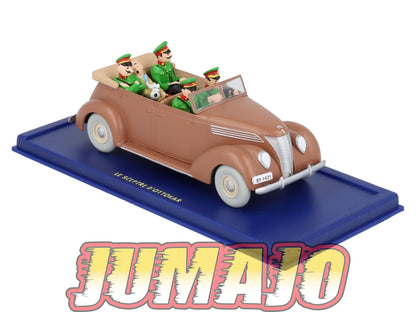 TIN34 Voiture 1/43 TINTIN atlas FORD V8 Décapotable Du Sceptre D'Ottokar 1937