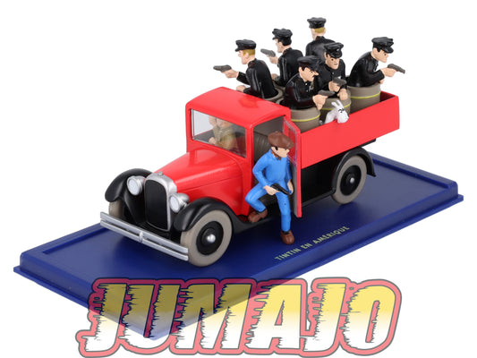 TIN41 Voiture 1/43 TINTIN atlas Camion De Police Chicago Tintin En Amérique 1930