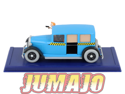 TIN4 Voiture 1/43 TINTIN atlas Tintin En Amérique Inspiré Du Taxi Checker 1929
