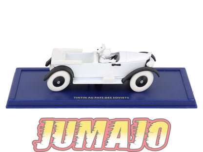 TIN50 Voiture 1/43 TINTIN atlas MERCEDES 15/40 Tintin Au Pays Des Soviets 1924