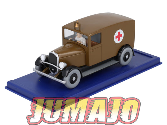 TIN51 Voiture 1/43 TINTIN atlas L'AMBULANCE De Chicago Tintin En Amérique Années 20