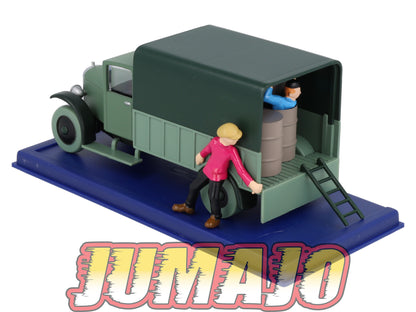 TIN53 Voiture 1/43 TINTIN atlas Le LOTUS Bleu Camion D'Opium années 30