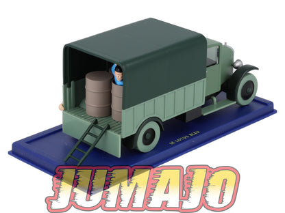 TIN53 Voiture 1/43 TINTIN atlas Le LOTUS Bleu Camion D'Opium années 30