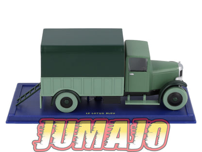 TIN53 Voiture 1/43 TINTIN atlas Le LOTUS Bleu Camion D'Opium années 30