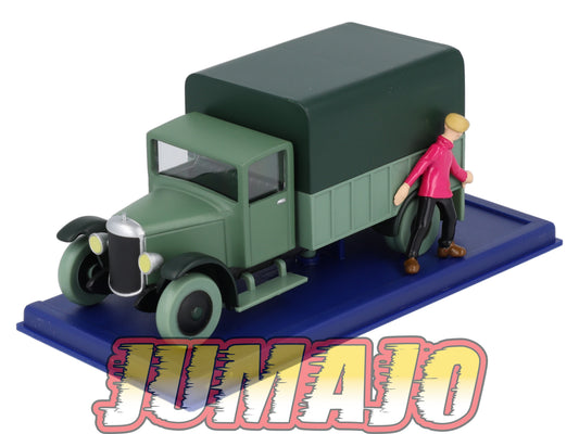 TIN53 Voiture 1/43 TINTIN atlas Le LOTUS Bleu Camion D'Opium années 30
