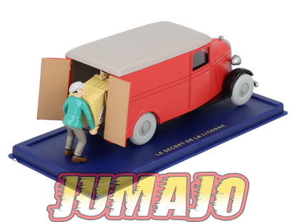 TIN65 Voiture 1/43 TINTIN atlas La Camionnette Du Secret De La Licorne Années 30
