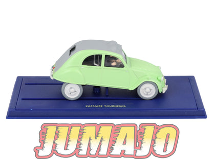 TIN6 Voiture 1/43 TINTIN atlas CITROËN 2CV L'Affaire Tournesol 1949