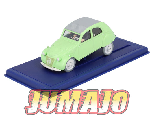 TIN6 Voiture 1/43 TINTIN atlas CITROËN 2CV L'Affaire Tournesol 1949