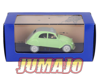 TIN6 Voiture 1/43 TINTIN atlas CITROËN 2CV L'Affaire Tournesol 1949