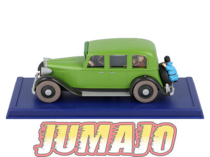 TIN9 Voiture 1/43 TINTIN atlas Limousine LOTUS Bleu Années 30