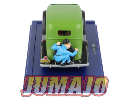 TIN9 Voiture 1/43 TINTIN atlas Limousine LOTUS Bleu Années 30
