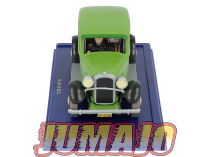 TIN9 Voiture 1/43 TINTIN atlas Limousine LOTUS Bleu Années 30