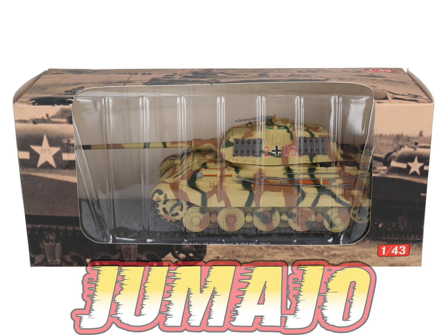 TK100 Tank Altaya IXO 1/43 WW2 : Pz.Kpfw VI Tiger Netherlands 1944 September