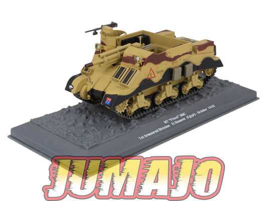TK103 Tank Altaya IXO 1/43 WW2 : M7 Priest HMC El Alamein Egypt 1942 October