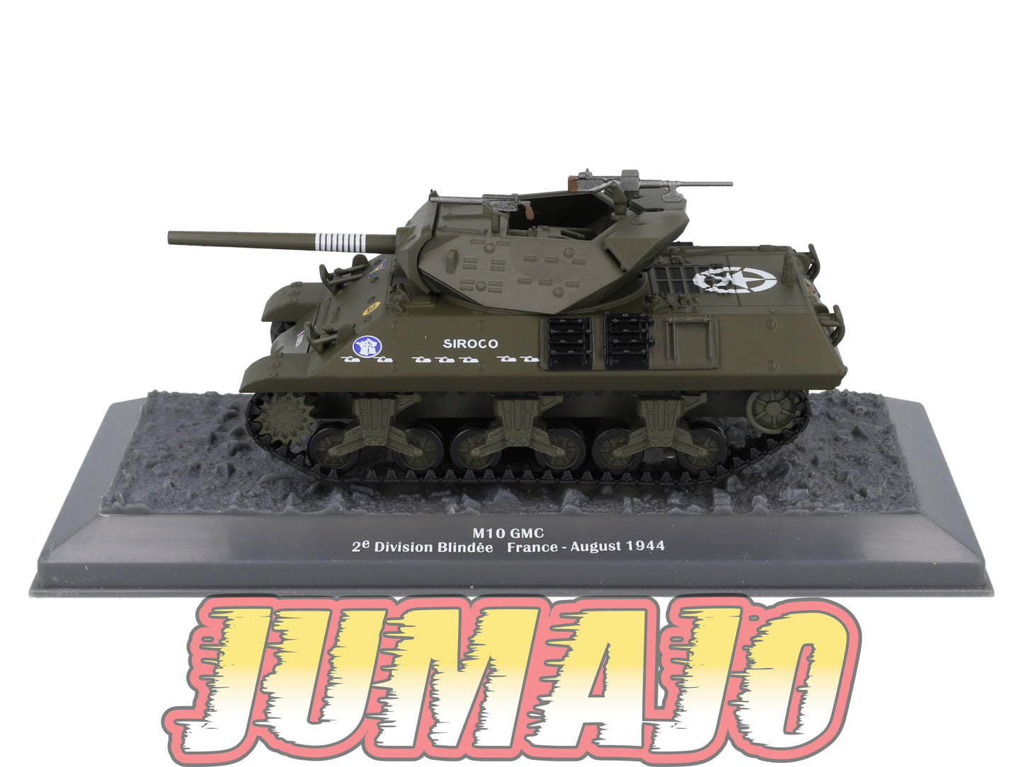 TK10 Tank Altaya IXO 1/43 WW2 : M10 GMC 2e Division blindée France 1944 August