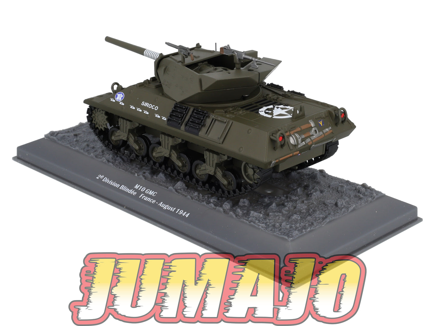 TK10 Tank Altaya IXO 1/43 WW2 : M10 GMC 2e Division blindée France 1944 August