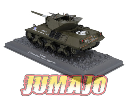 TK10 Tank Altaya IXO 1/43 WW2 : M10 GMC 2e Division blindée France 1944 August