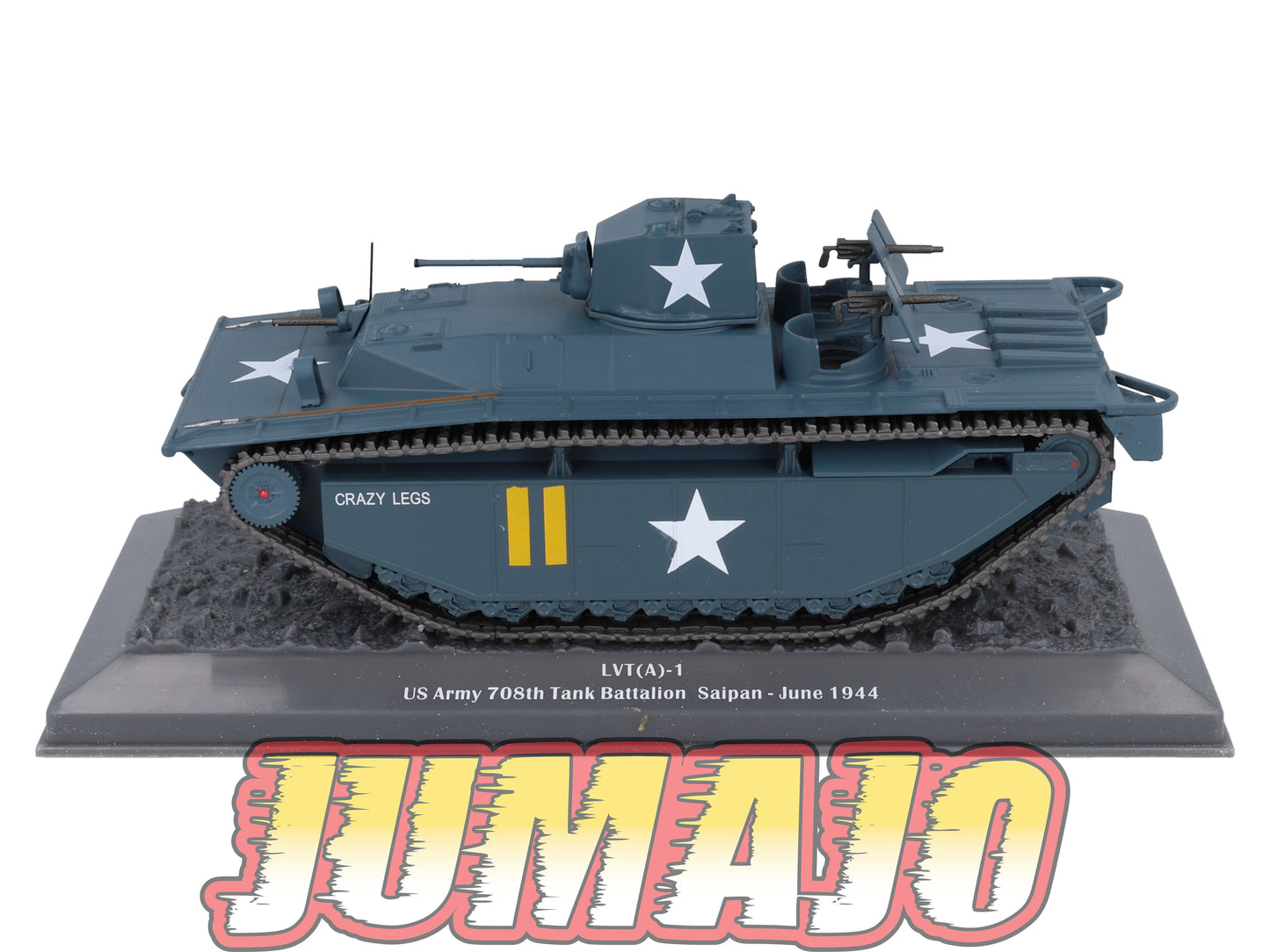 TK14 Tank Altaya IXO 1/43 WW2 : LVT(A)-1 US Army 708th Tank Saipan 1944 June