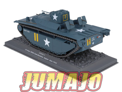 TK14 Tank Altaya IXO 1/43 WW2 : LVT(A)-1 US Army 708th Tank Saipan 1944 June