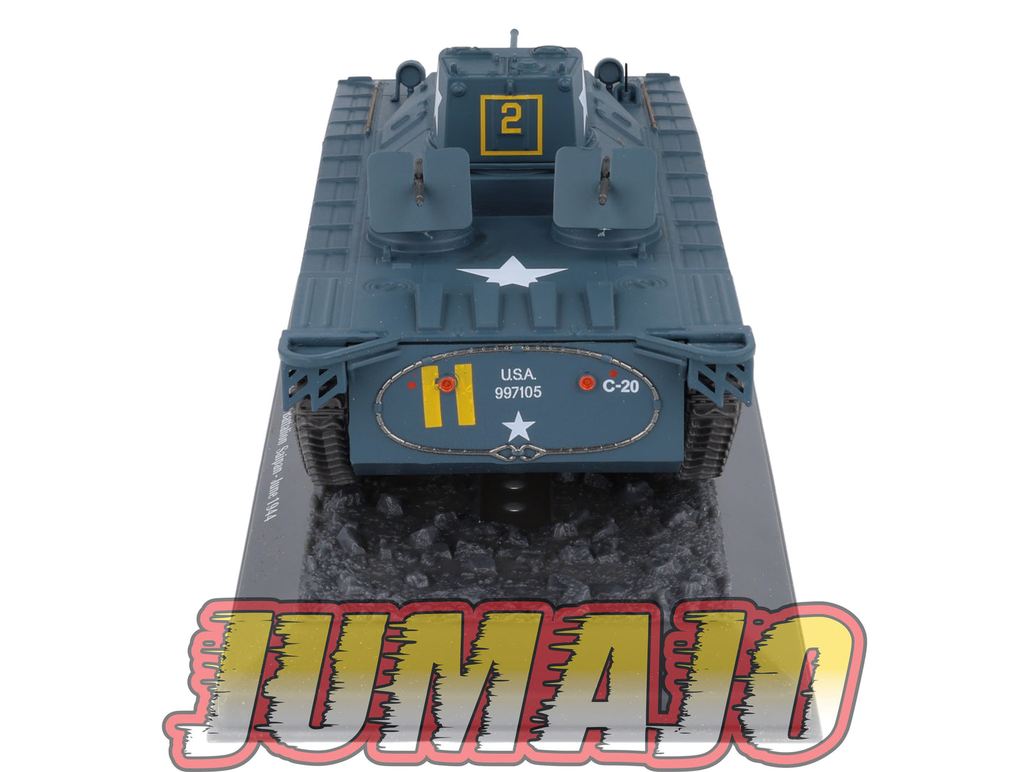 TK14 Tank Altaya IXO 1/43 WW2 : LVT(A)-1 US Army 708th Tank Saipan 1944 June