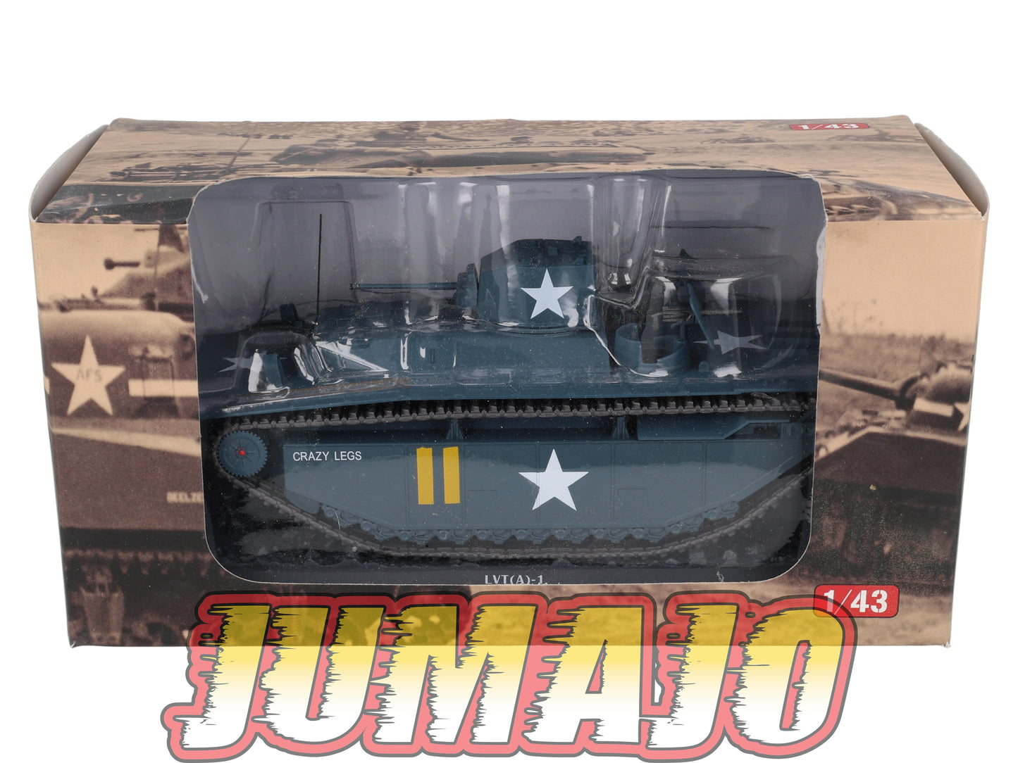 TK14 Tank Altaya IXO 1/43 WW2 : LVT(A)-1 US Army 708th Tank Saipan 1944 June
